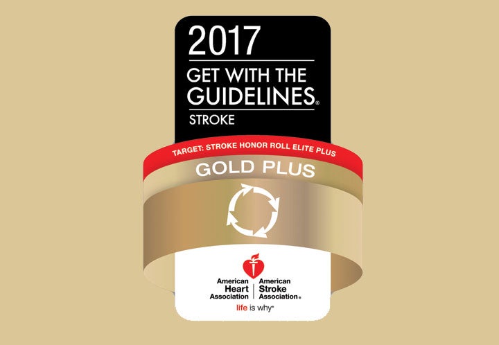 Mount Carmel East, West and St. Ann's each received the American Heart Association/American Stroke Association's Get with the Guidelines® - Stroke Gold Plus Quality Achievement Award