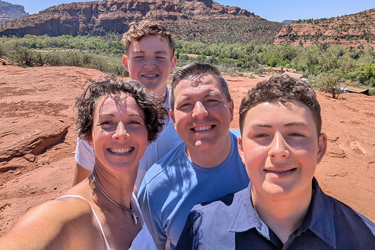 Sheila Reckner and Family