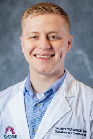 Vaughn Craddock, MD, an OBGYN resident at Mount Carmel.