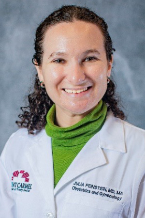 Julia Feinstein, MD, an OBGYN resident at Mount Carmel.
