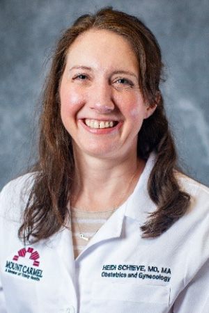 Heidi Schieve, an OBGYN resident at Mount Carmel.