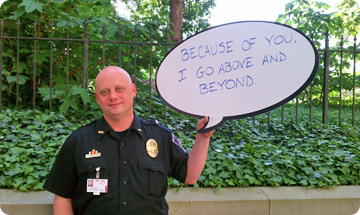 Because of You I Go Above and Beyond