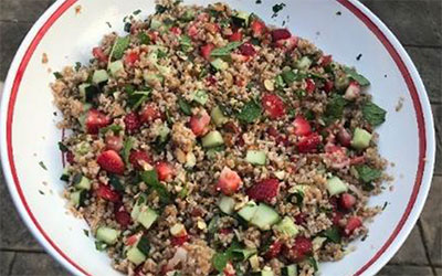 Strawberry & Cucumber Tabbouleh